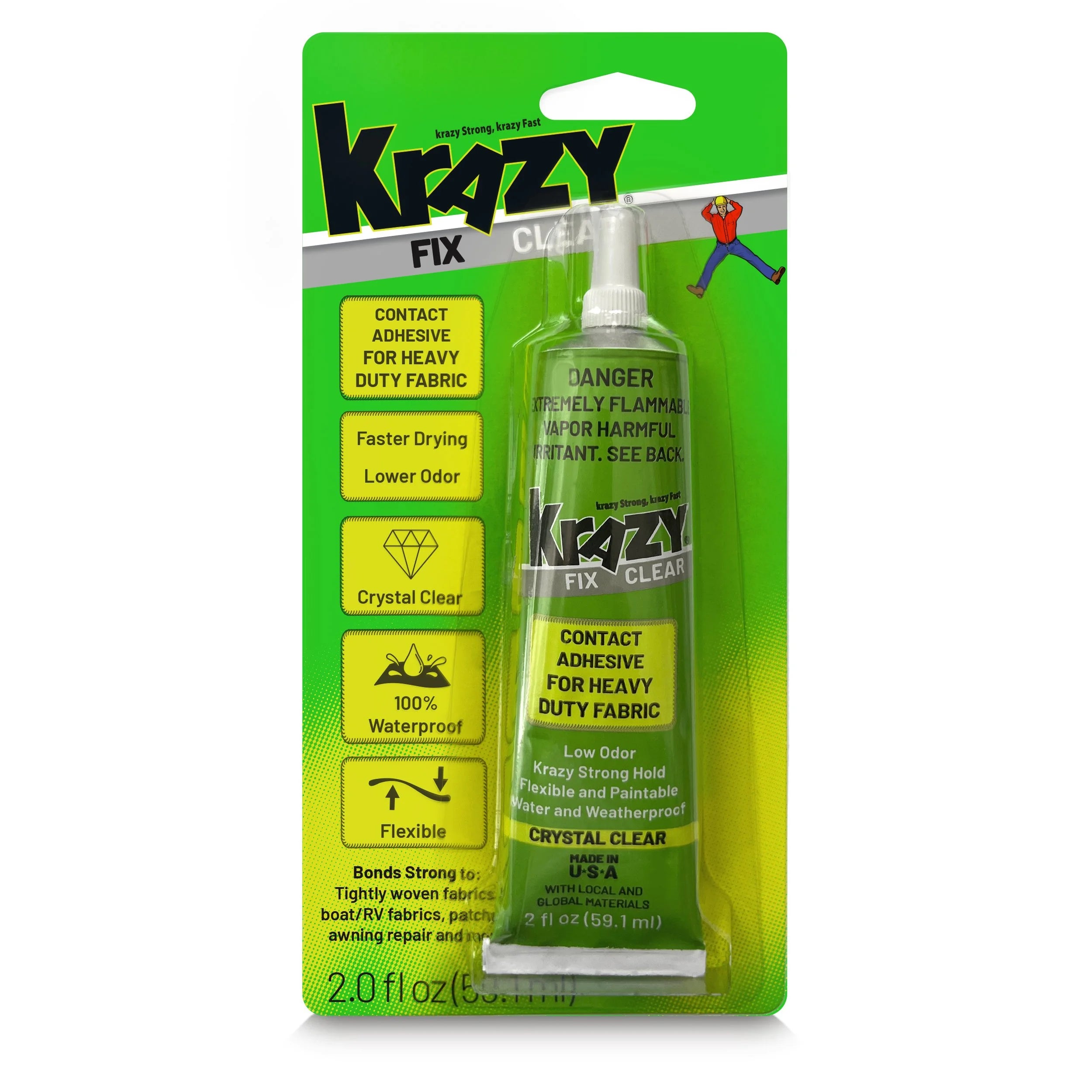 Krazy Fix Clear | Invisible Repair Super Glue – KrazyGlue.com